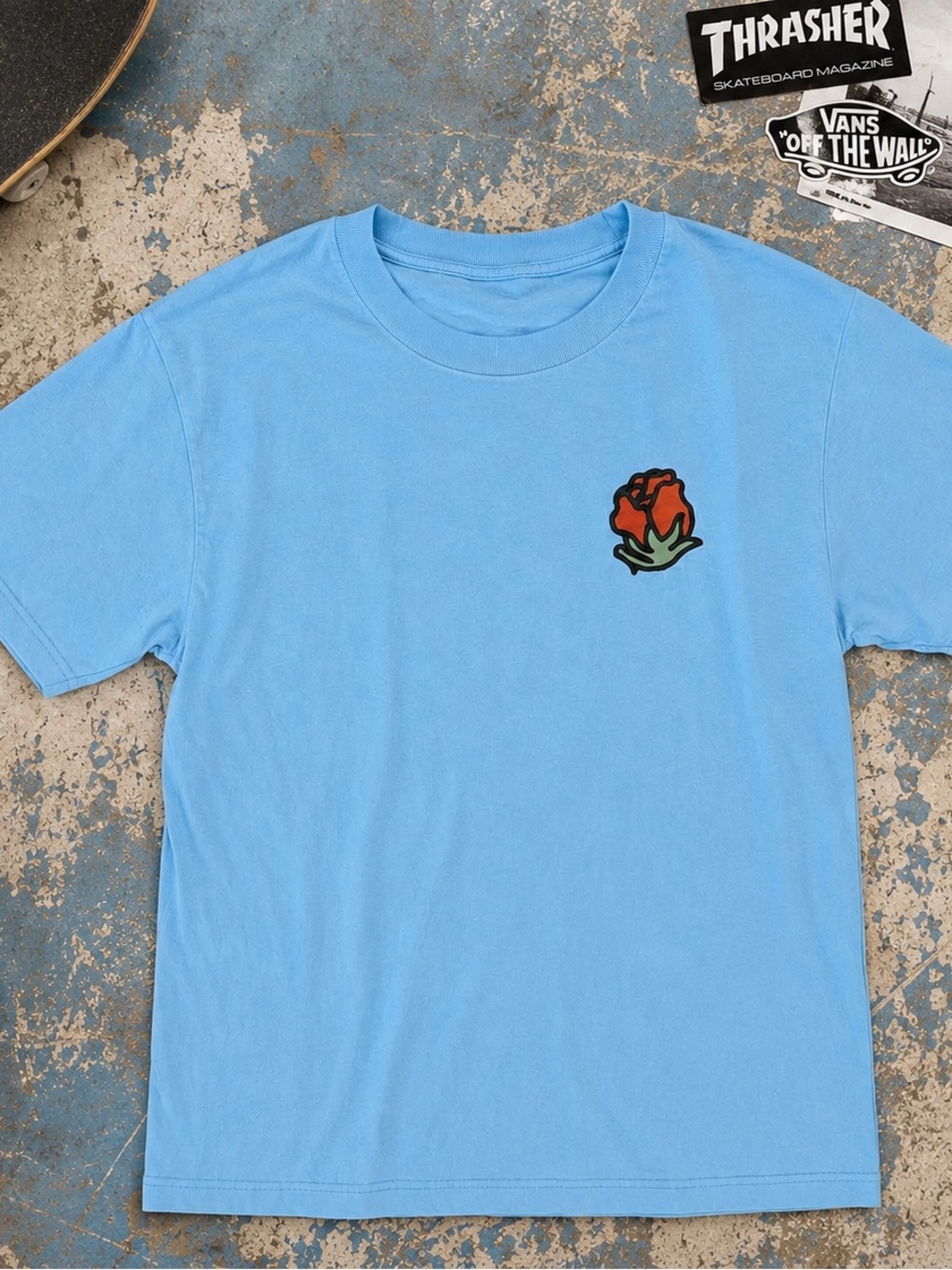 ALAB Rose Graphic T-Shirt – Size Medium 🌹🛹